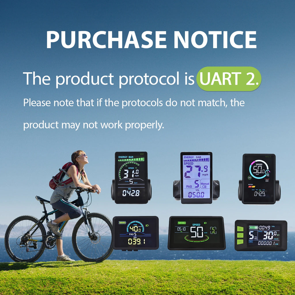 S866 Electric Bicycle Display Digital Cable Ebike Smart Bike Computer Bicycle Speedometer Waterproof Road Mtb Cycling Odometer