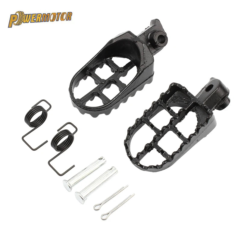 Motorcycle Parts Foot Pegs Pedals for Suzuki Yamaha DL650 PW 80 TW200 Moto Dirt Pit Bike Motocross Modified Accessories Enduro