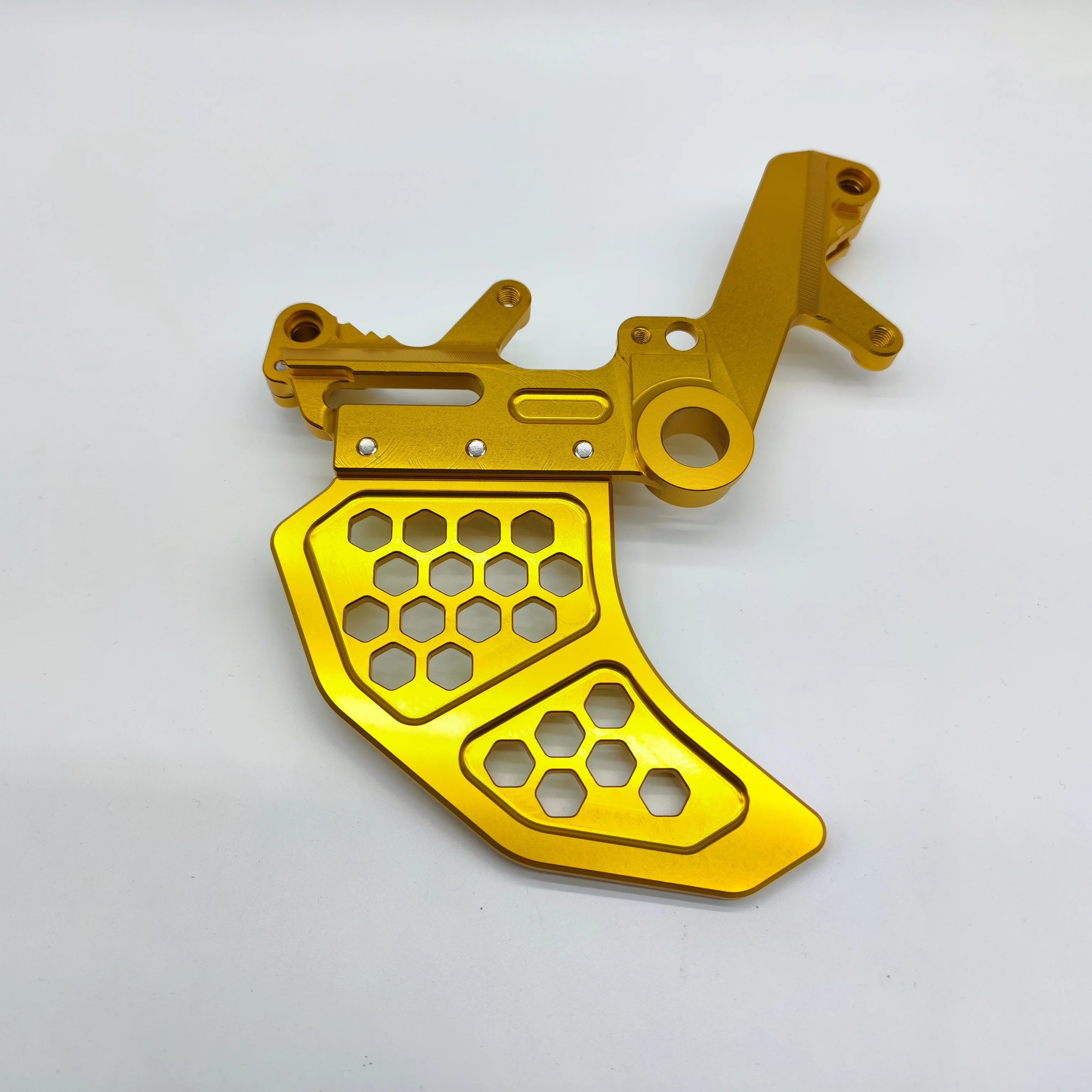 FMO CNC-Machined Reinforced Dual Caliper Bracket – With Disc Protection, For Ultra Bee Motorcycle Accessory