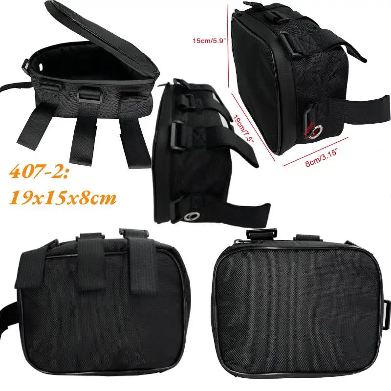 Bicycle Bike Tube Frame Pack Bag Case Battery front Tool Box Storage MTB Ebike