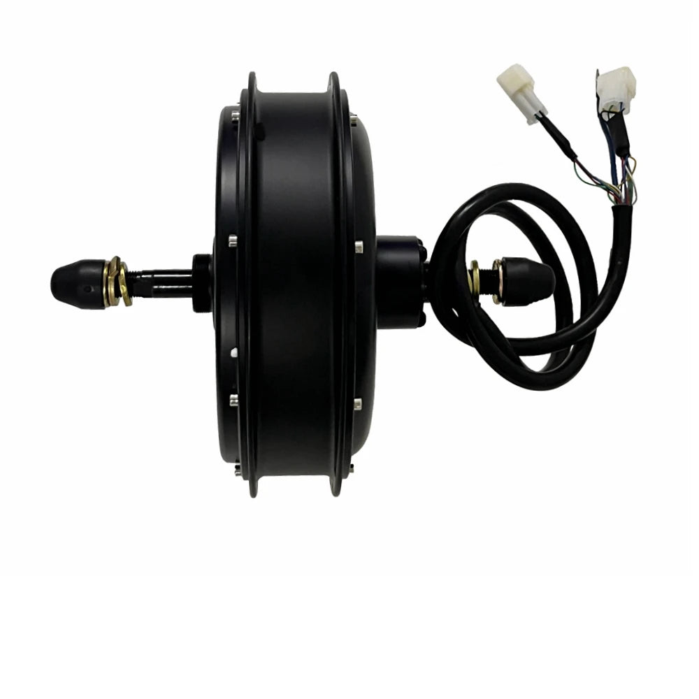 NBpower 170/190mm Dropout 48-96V 3000W 5000W Motor Wheel Black Fat Bike Motor Wheel for 20x4.0 24x4.0 26x4.0