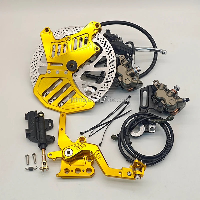 Ultra Bee Brake 240mm Rear Disc Brake Kit with Dual-Caliper Bracket for Talaria MX3 MX4 Motorcycles-Retrofit/Upgrade