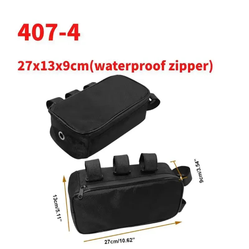 Bicycle Bike Tube Frame Pack Bag Case Battery front Tool Box Storage MTB Ebike