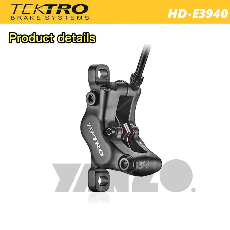 Tektro HD-E3940 E-bike Power Control 4 Pistons Hydraulic Brake Electric 2pin Set-OE No Retail Box Left Front Right Rear