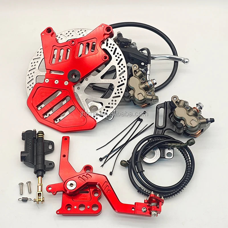 Ultra Bee Brake 240mm Rear Disc Brake Kit with Dual-Caliper Bracket for Talaria MX3 MX4 Motorcycles-Retrofit/Upgrade