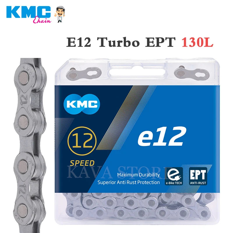 KMC E-BiKE E8 E9 E10 E11 E12 Chain 8 9 10 11 12 Speeds 136 Links Anti-rust Electric Sport Bicycle eBike Chains Original
