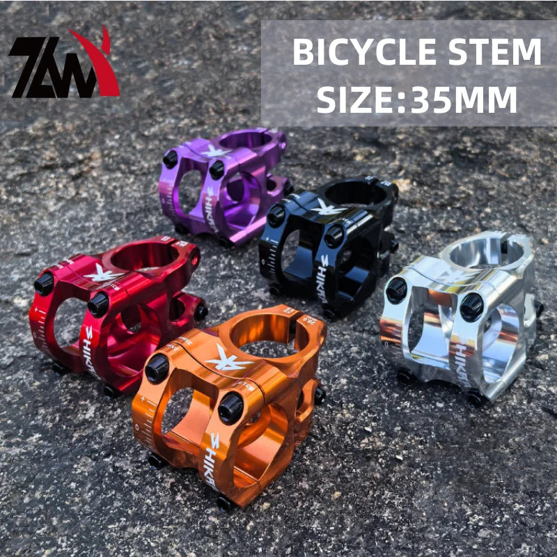 Ultralight MTB/Road Bike Power Stem 31.8X35mm Adjustable Mtb Bicycle Handlebar Parts Aluminium Alloy Cycling Stem
