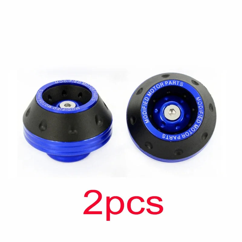 2/4Pcs Universal Motorcycle Wheel Protection Crash Pad Motorbike Crash Protectors Alloy Motocross Falling Front Fork Slider Cups