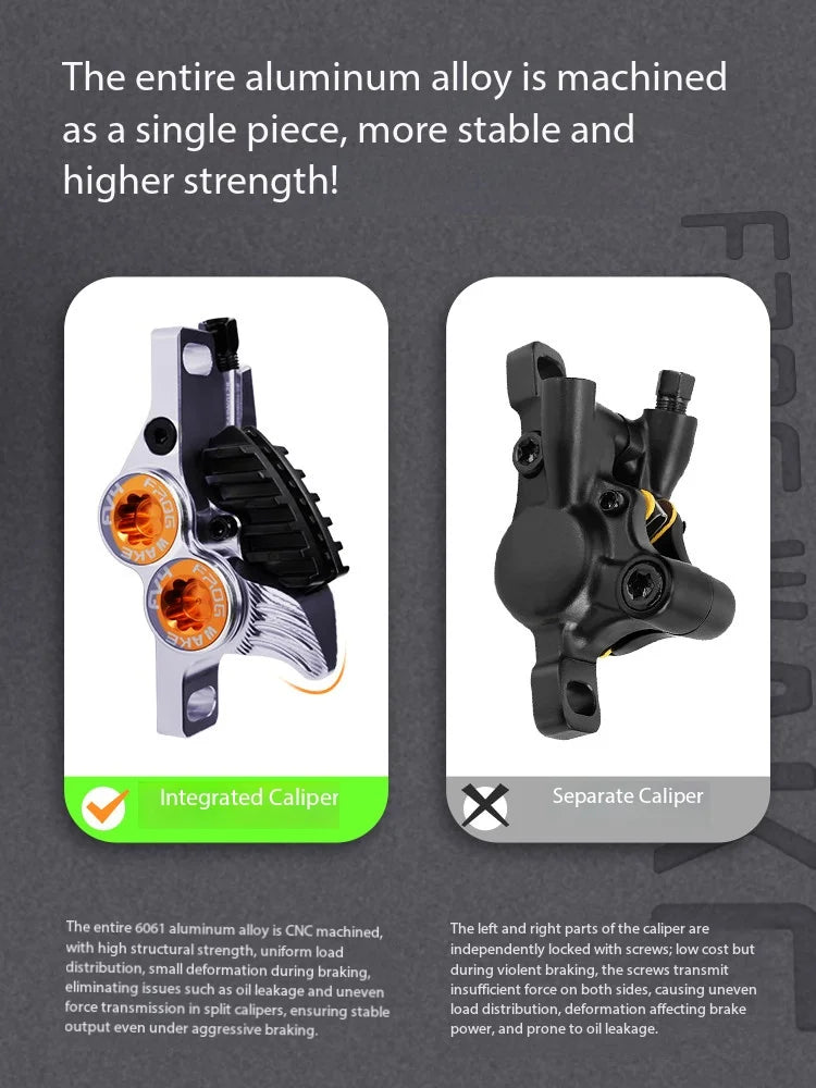 Frog F-PRO 4-Piston Hydraulic Brake DH Downhill for MTB & E-Bike