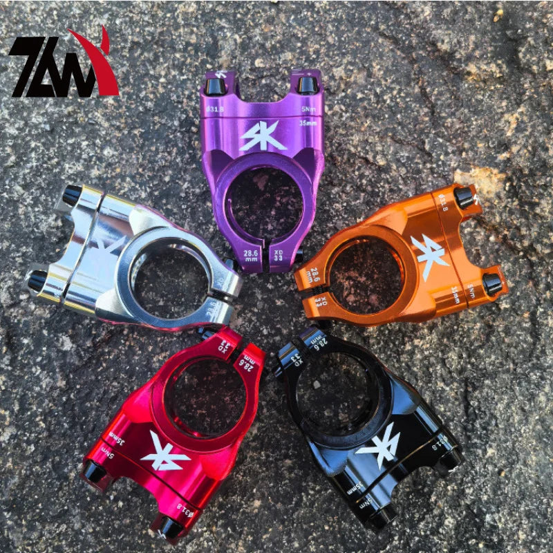 Ultralight MTB/Road Bike Power Stem 31.8X35mm Adjustable Mtb Bicycle Handlebar Parts Aluminium Alloy Cycling Stem