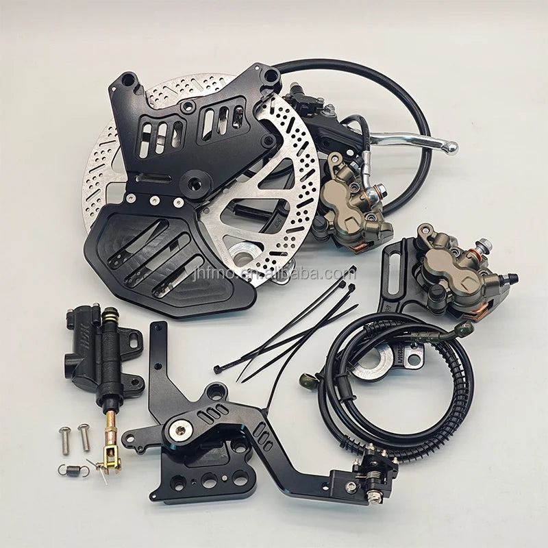 Ultra Bee Brake 240mm Rear Disc Brake Kit with Dual-Caliper Bracket for Talaria MX3 MX4 Motorcycles-Retrofit/Upgrade