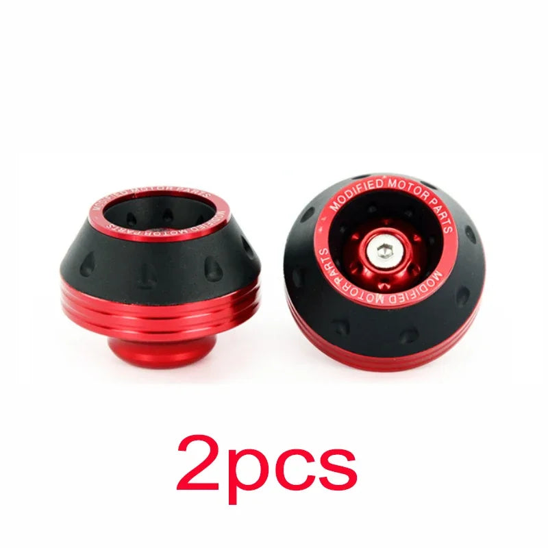 2/4Pcs Universal Motorcycle Wheel Protection Crash Pad Motorbike Crash Protectors Alloy Motocross Falling Front Fork Slider Cups