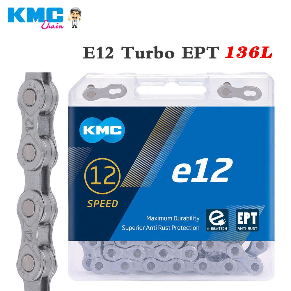 KMC E-BiKE E8 E9 E10 E11 E12 Chain 8 9 10 11 12 Speeds 136 Links Anti-rust Electric Sport Bicycle eBike Chains Original