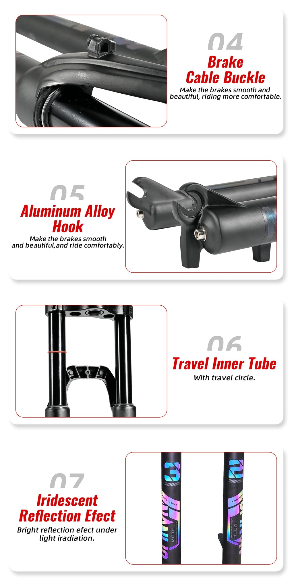 NanLio Double Shoulder Snow Front Fork 27.5inch / 29*2.5 inch MTB Fork 150mm Travel Air Supension Bike Fork E-bike Fork 15/9MM