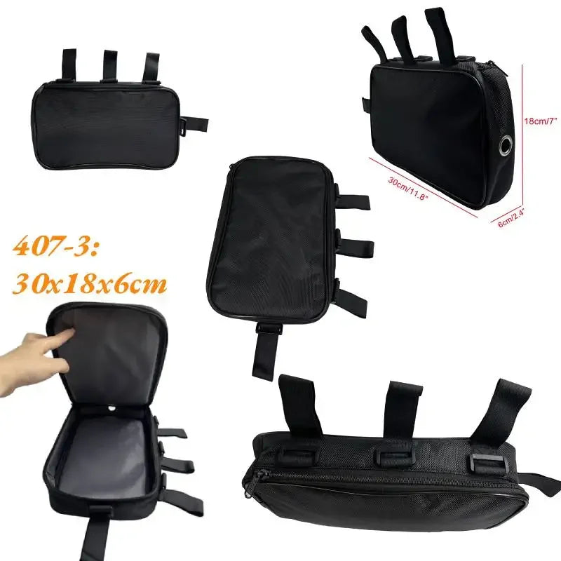 Bicycle Bike Tube Frame Pack Bag Case Battery front Tool Box Storage MTB Ebike