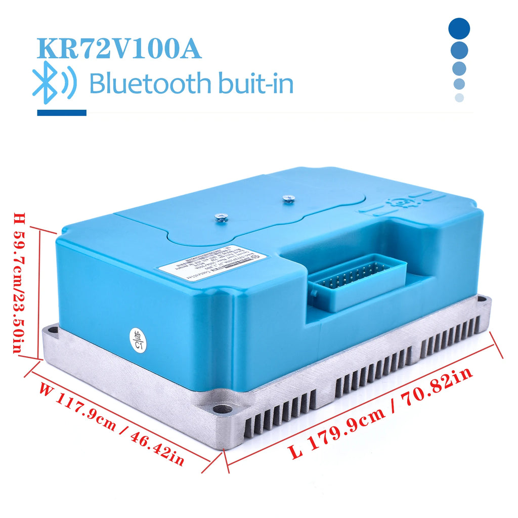 72V 5000W KR5V Parts Motorcycle Accessories 100A Brushless Controller for Electric Bike Motorcycle Razor Programmable