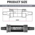 BUCKLOS Bike Bottom Bracket Square Hole Road Mountain Bike E-Bike Crank BB BB68 BB80 BB90 BB100 BB110 BB120 MTB Crankset Parts