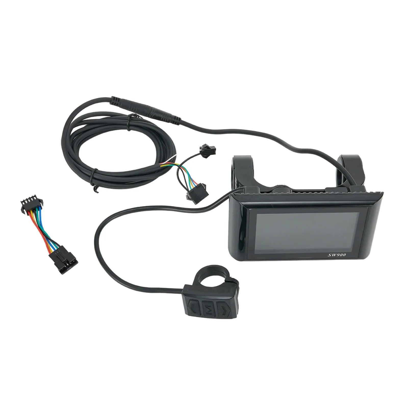 1 Set E-Bike SW900 LCD Colorful Display Control Panel 24-60V Electric Bicycle Scooter 5pin/6pin SM Plug Bicycle Accessories