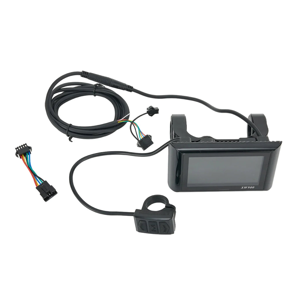 1 Set E-Bike SW900 LCD Colorful Display Control Panel 24-60V Electric Bicycle Scooter 5pin/6pin SM Plug Bicycle Accessories