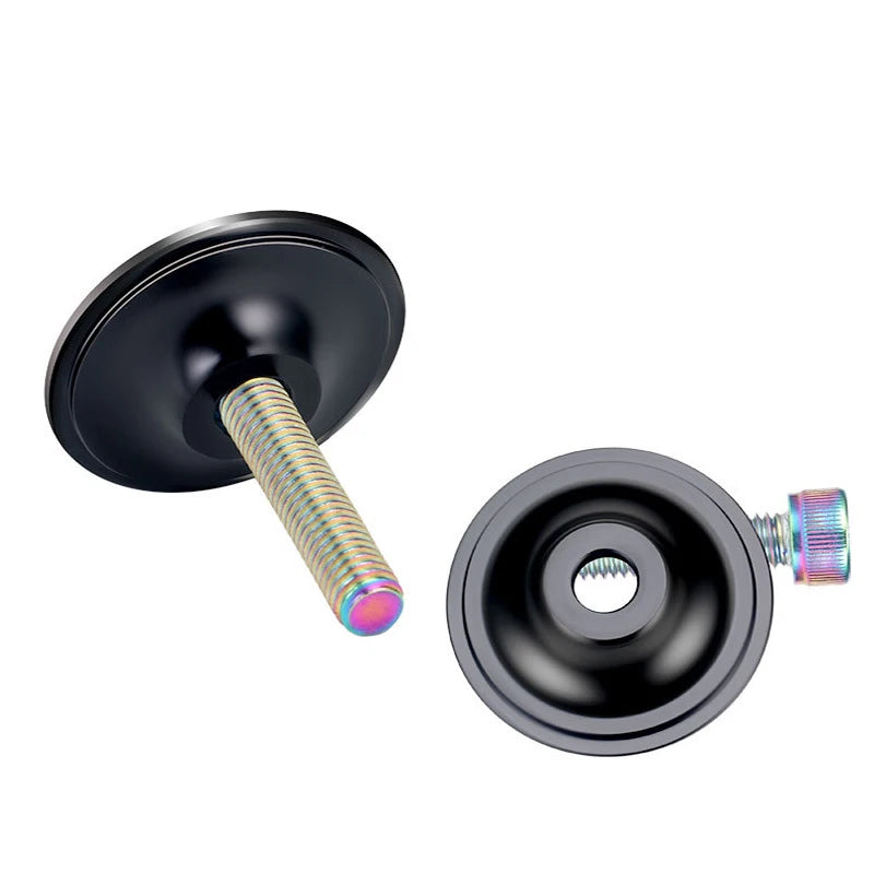MTB Mountain Road Bike Bowl Cover with Screw Bicycle Stem Top Cap for 28.6mm Fork Bicycle Tube Headset Cap Cycling Accessories