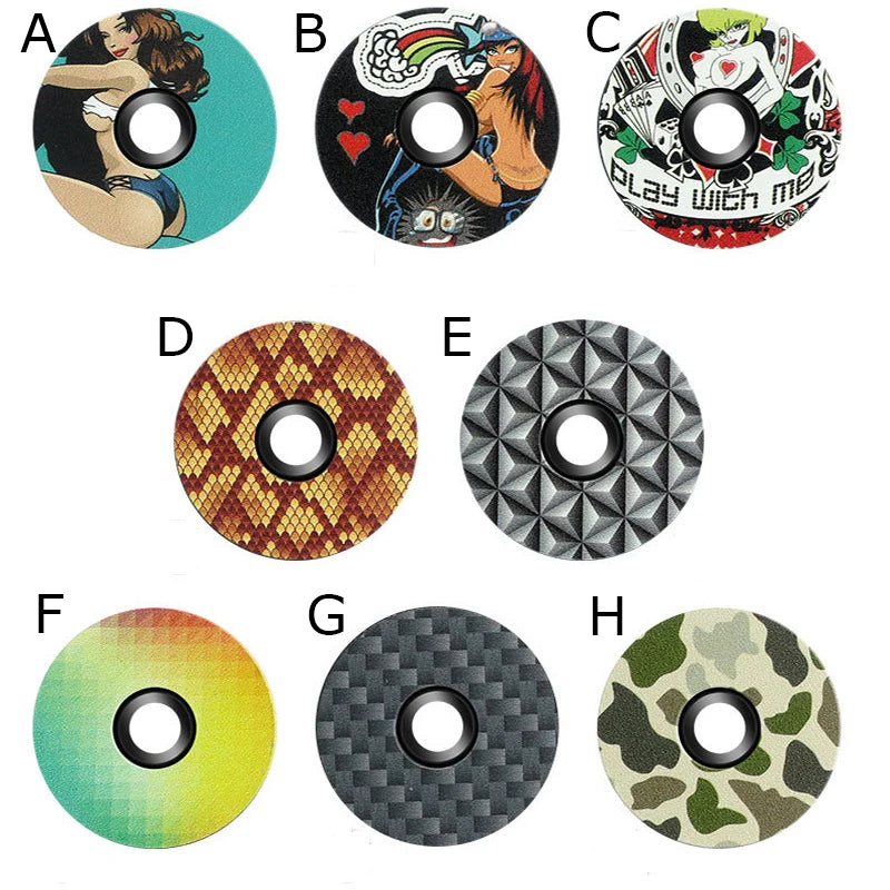 MTB Mountain Road Bike Bowl Cover with Screw Bicycle Stem Top Cap for 28.6mm Fork Bicycle Tube Headset Cap Cycling Accessories
