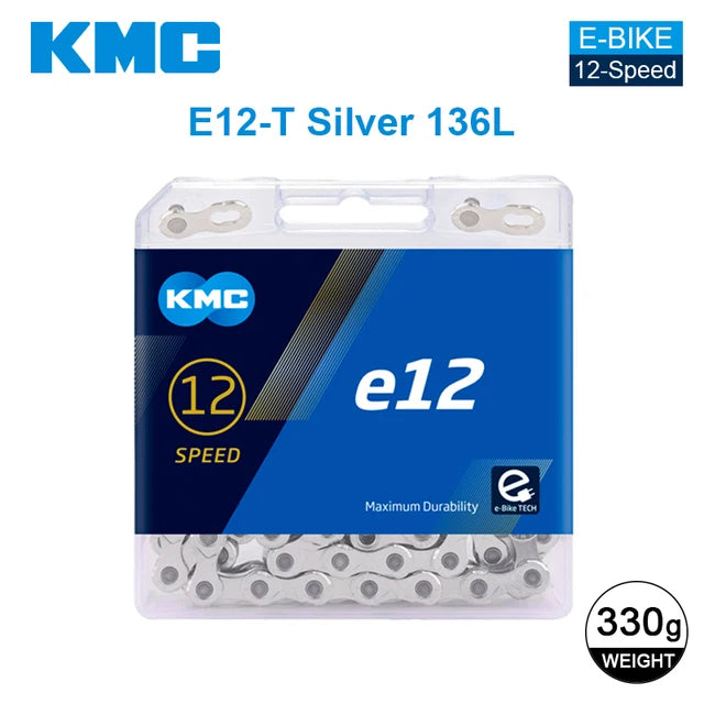 KMC E-BiKE E8 E9 E10 E11 E12 Chain 8 9 10 11 12 Speeds 136 Links Anti-rust Electric Sport Bicycle eBike Chains Original