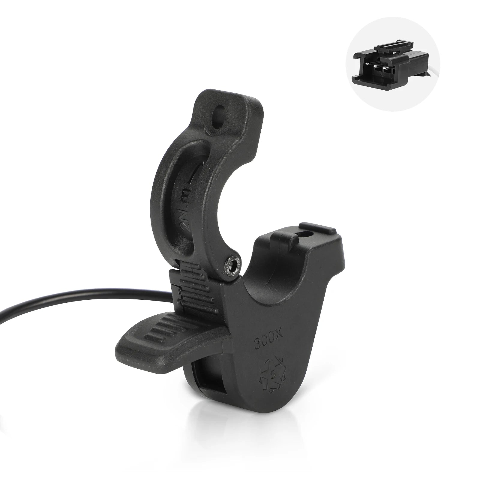 WUXING 300X Electric Bike Fast Release Thumb Throttle, Speed Accelerator for E-Bikes, E-Scooters, and Bafang Conversion Kit