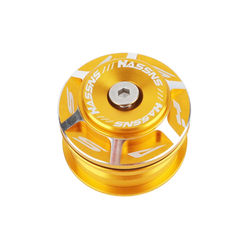 1 1/8 Inch 44mm Integrated MTB Headset Tapered Straight Tube Fork Bicycle Steering Bearing With Top Cap For Mountain Bike
