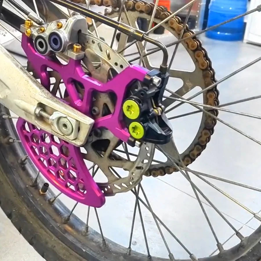 Super bike Light bee X/S Upgrade Foot Brake Dual Caliper Bracket Rear Dual Brake Adapter Bracket Rear Caliper Disc Brake Cover