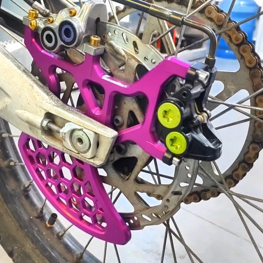 Super bike Light bee X/S Upgrade Foot Brake Dual Caliper Bracket Rear Dual Brake Adapter Bracket Rear Caliper Disc Brake Cover