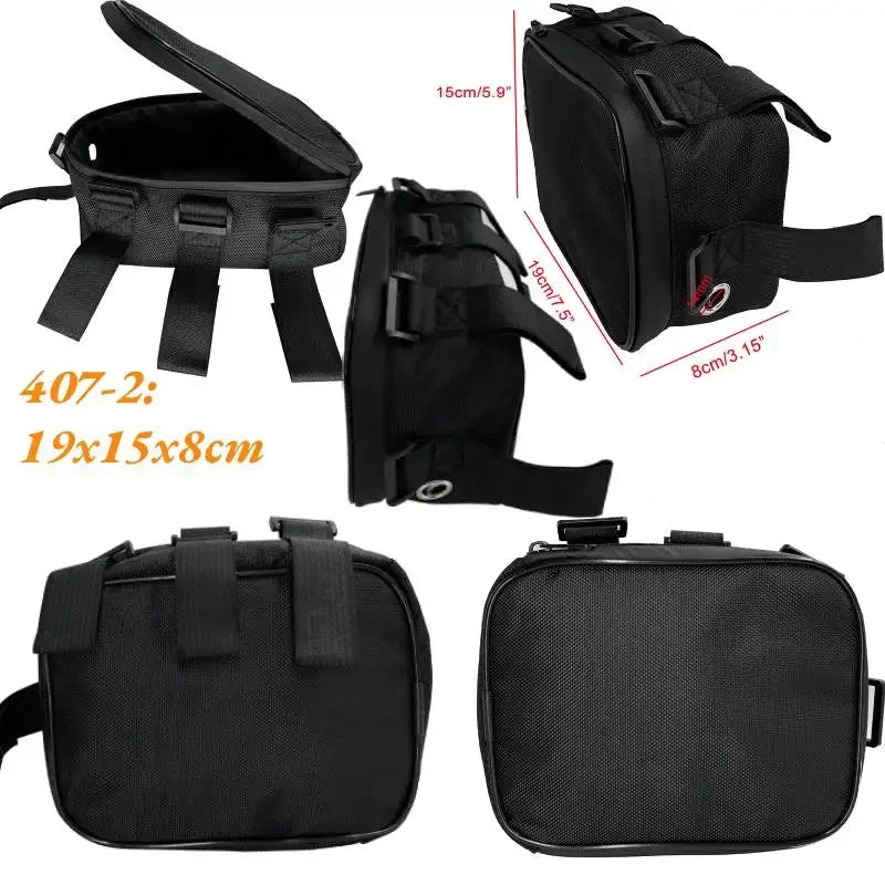 Bicycle Bike Tube Frame Pack Bag Case Battery front Tool Box Storage MTB Ebike