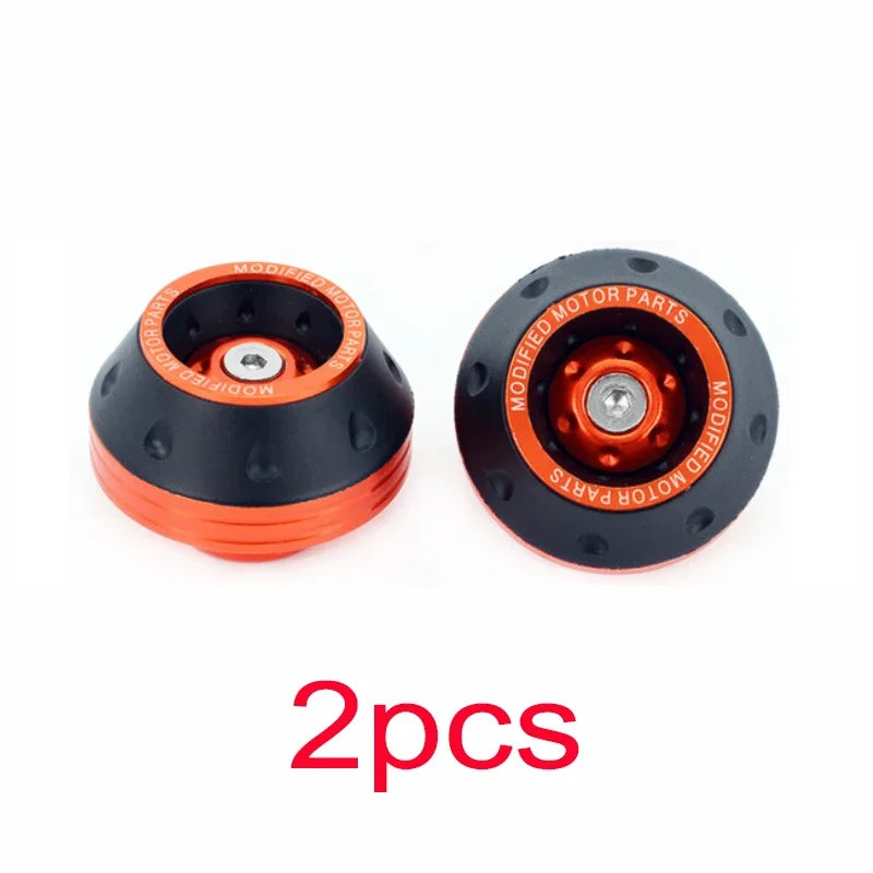 2/4Pcs Universal Motorcycle Wheel Protection Crash Pad Motorbike Crash Protectors Alloy Motocross Falling Front Fork Slider Cups