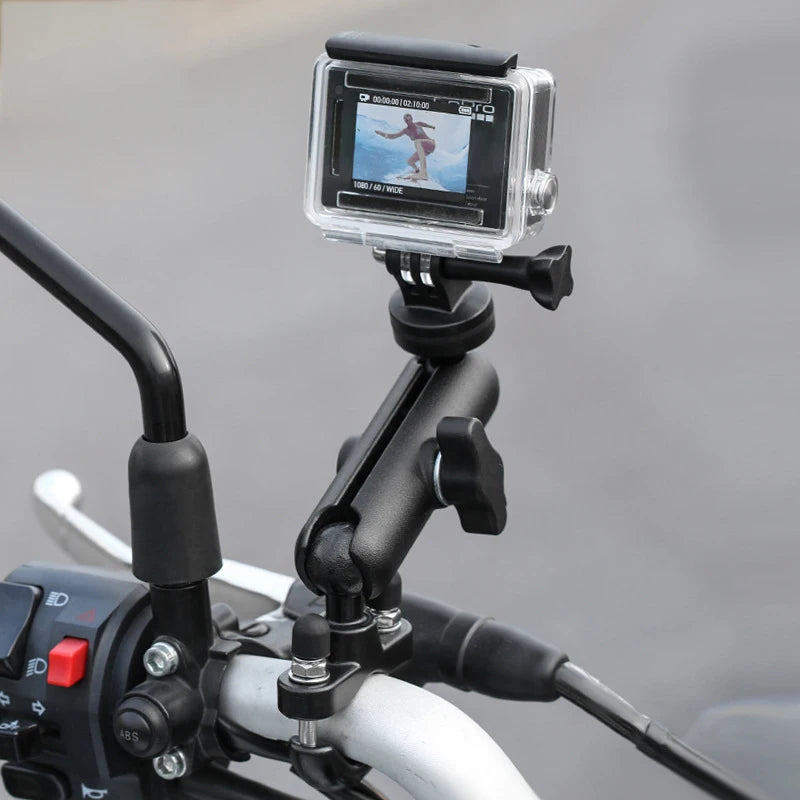 Bicycle Handlebar Mount Motorcycle Holder For Gopro Hero 13 12 11 10 9 8 SJCAM SJ4000 AKASO X5 insta360 DJI Osmo Action Camera