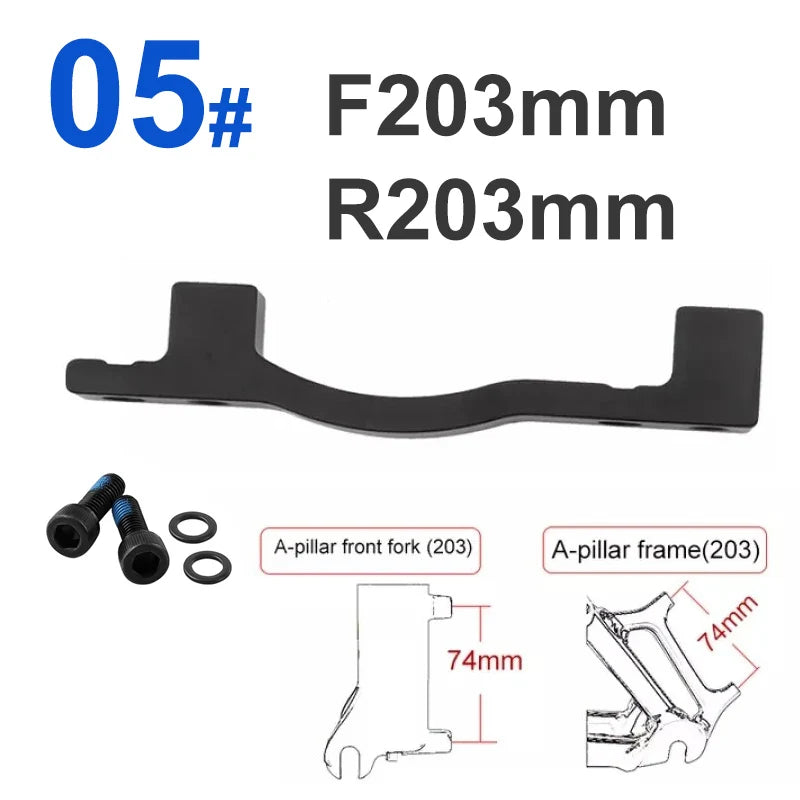 Bicycle Disc Brake Adapter MTB Disc Brake Converter for IS PM 160 180 203mm Rotor Mountain Bike Bracket Cycling Caliper Mount