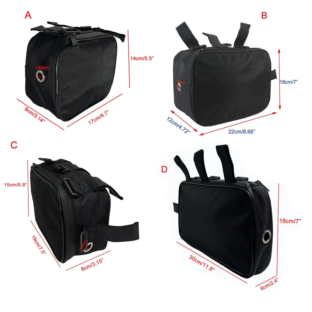 Bicycle Bike Tube Frame Pack Bag Case Battery front Tool Box Storage MTB Ebike