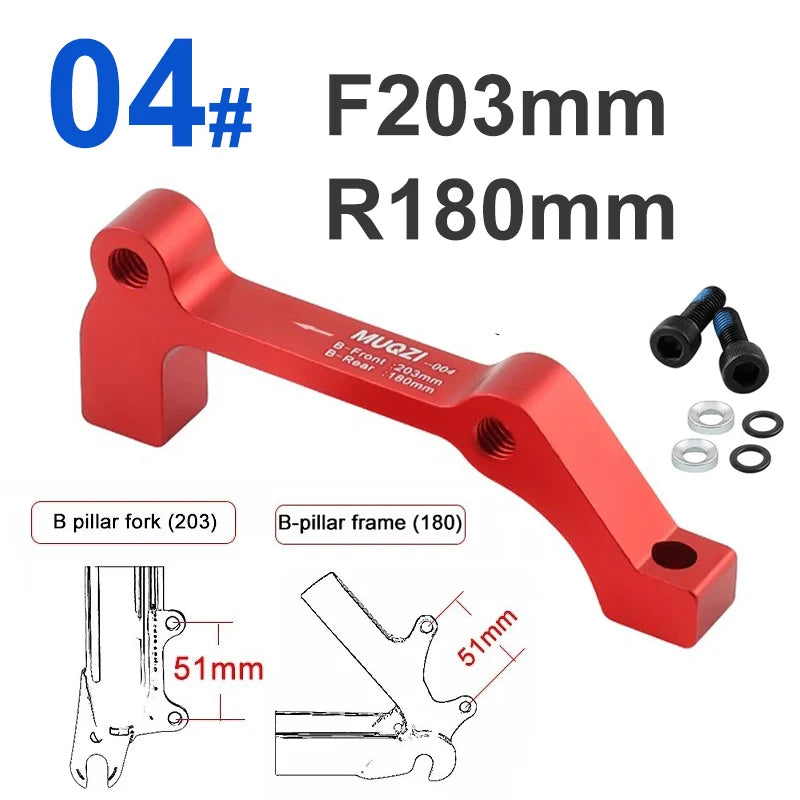 Bicycle Disc Brake Adapter MTB Disc Brake Converter for IS PM 160 180 203mm Rotor Mountain Bike Bracket Cycling Caliper Mount