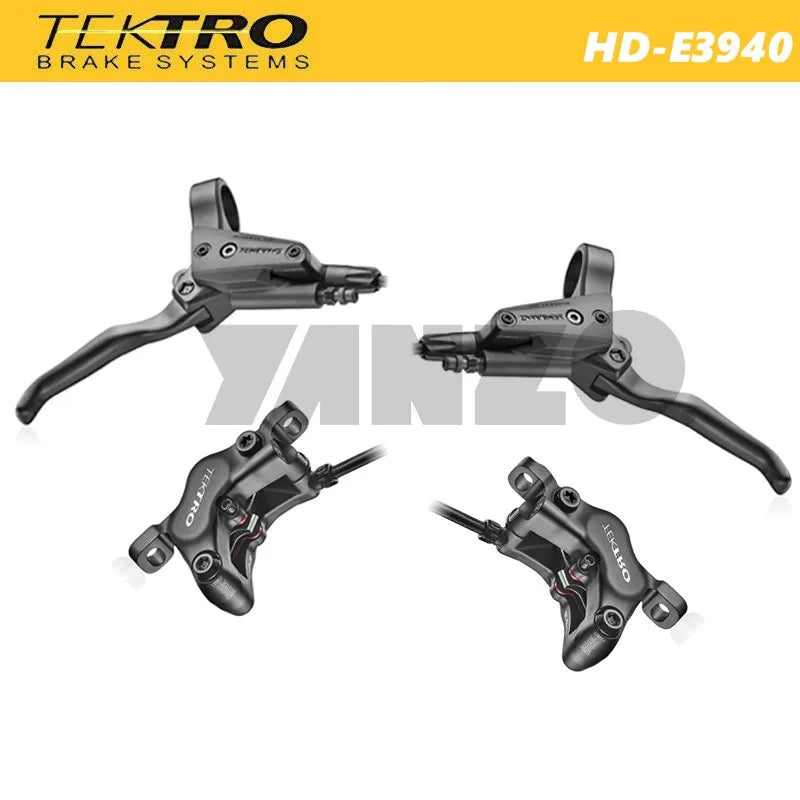 Tektro HD-E3940 E-bike Power Control 4 Pistons Hydraulic Brake Electric 2pin Set-OE No Retail Box Left Front Right Rear