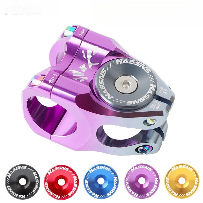 HASSNS Mtb Power Cap Stem Cap Bicycle Headset Top Cover For Mountain Road Bike Table Cover Aluminium Alloy Steering Series Top