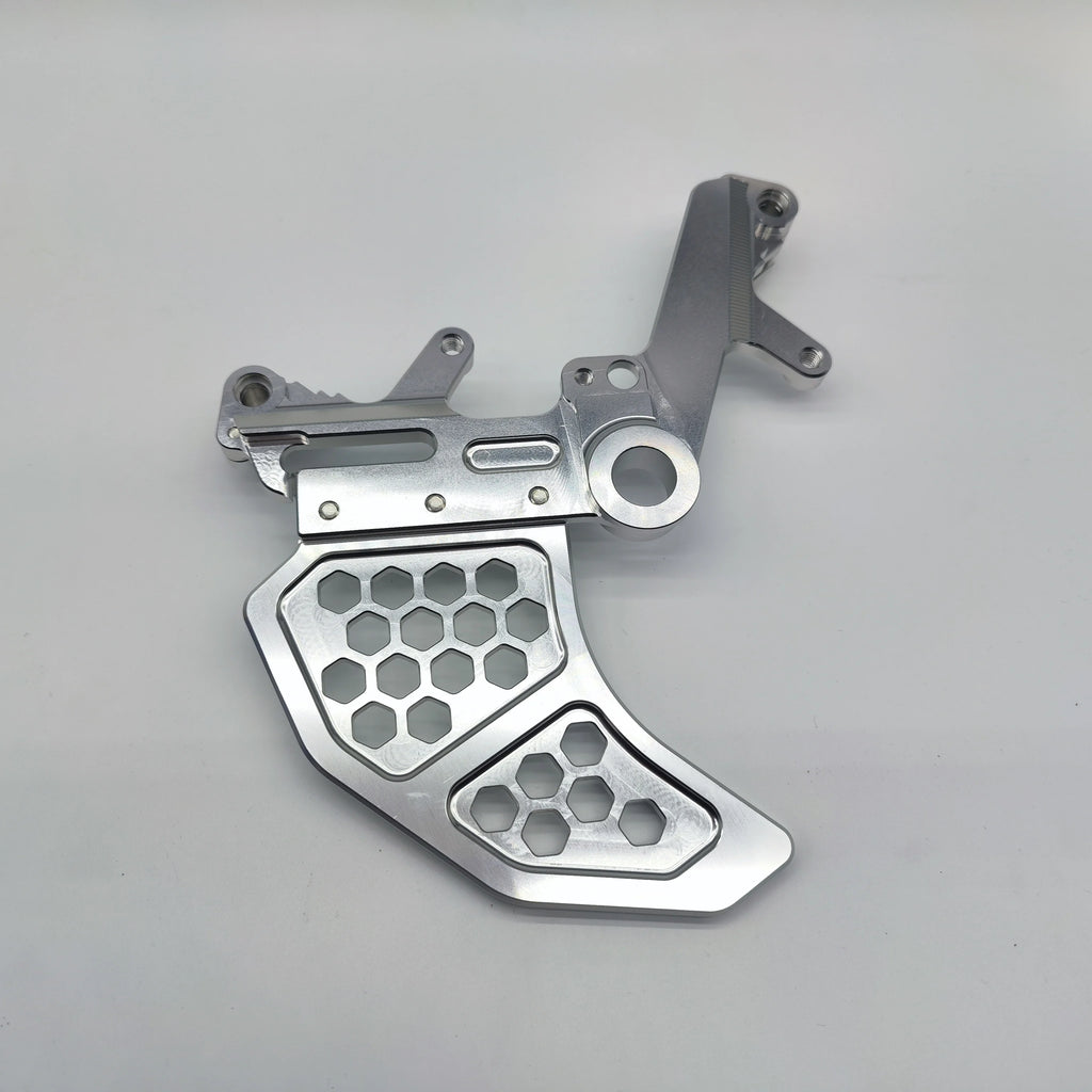 FMO CNC-Machined Reinforced Dual Caliper Bracket – With Disc Protection, For Ultra Bee Motorcycle Accessory