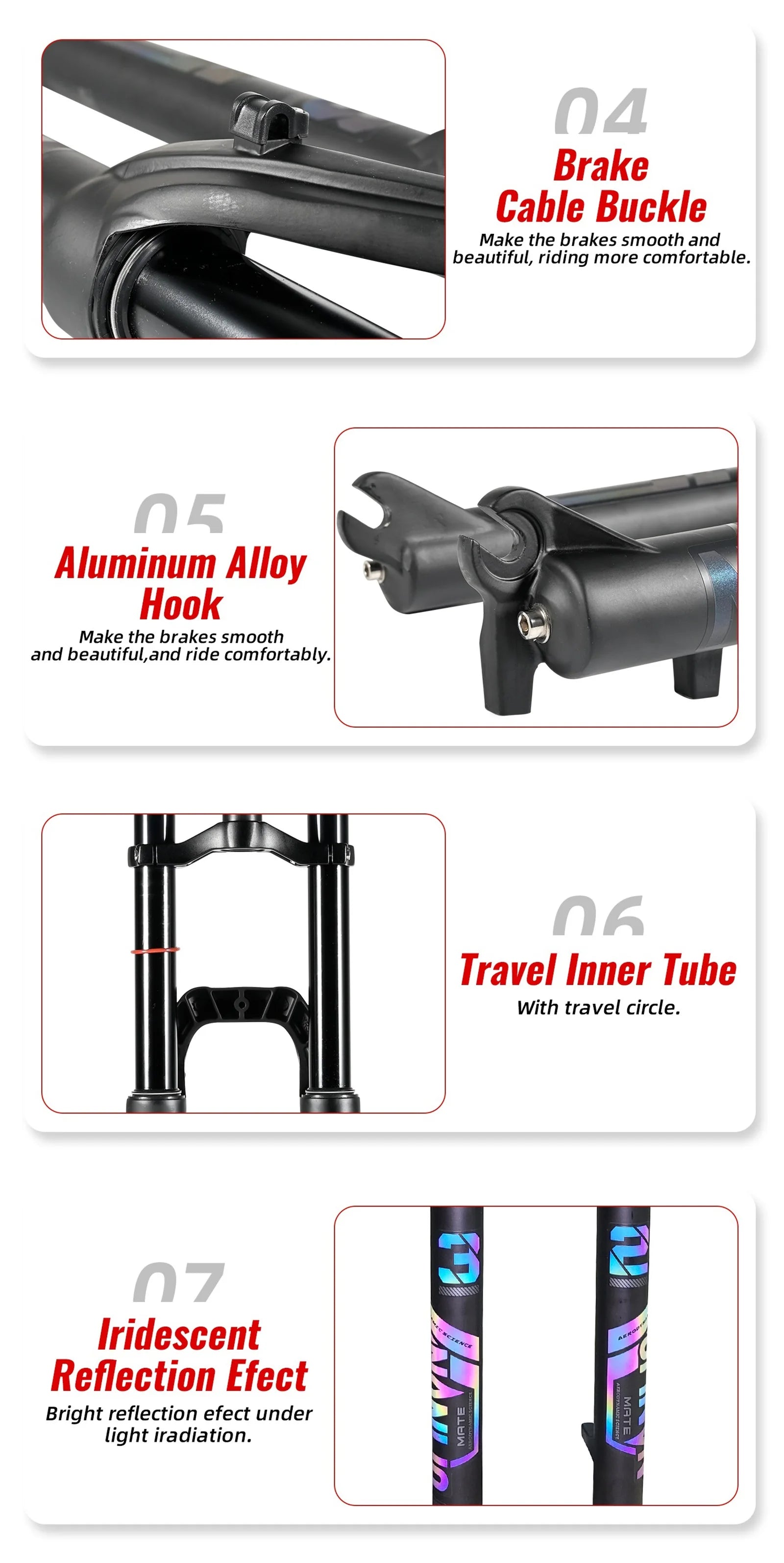 NanLio Double Shoulder Snow Front Fork 27.5inch / 29*2.5 inch MTB Fork 150mm Travel Air Supension Bike Fork E-bike Fork 15/9MM