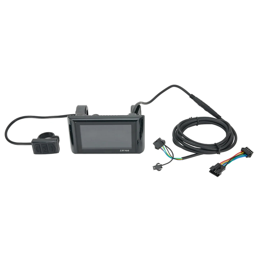 1 Set E-Bike SW900 LCD Colorful Display Control Panel 24-60V Electric Bicycle Scooter 5pin/6pin SM Plug Bicycle Accessories