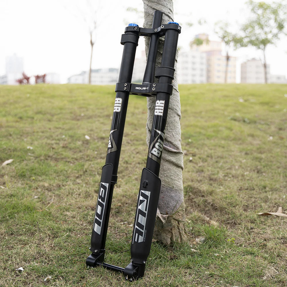 BOLANY Downhill MTB Electric Bike Beach Motorcycle Inverted Fork Shock Absorber 160mm  26 27.5 29 XC AM DH Bicycle Accessories