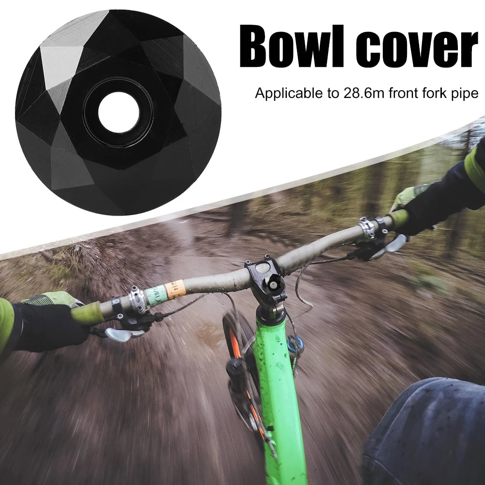 Aluminum Alloy Bicycle Stem Top Cap with/without Screw Bike Cycling Headset Cap Cover Cycling Replacement Parts