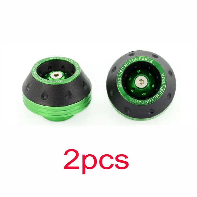 2/4Pcs Universal Motorcycle Wheel Protection Crash Pad Motorbike Crash Protectors Alloy Motocross Falling Front Fork Slider Cups