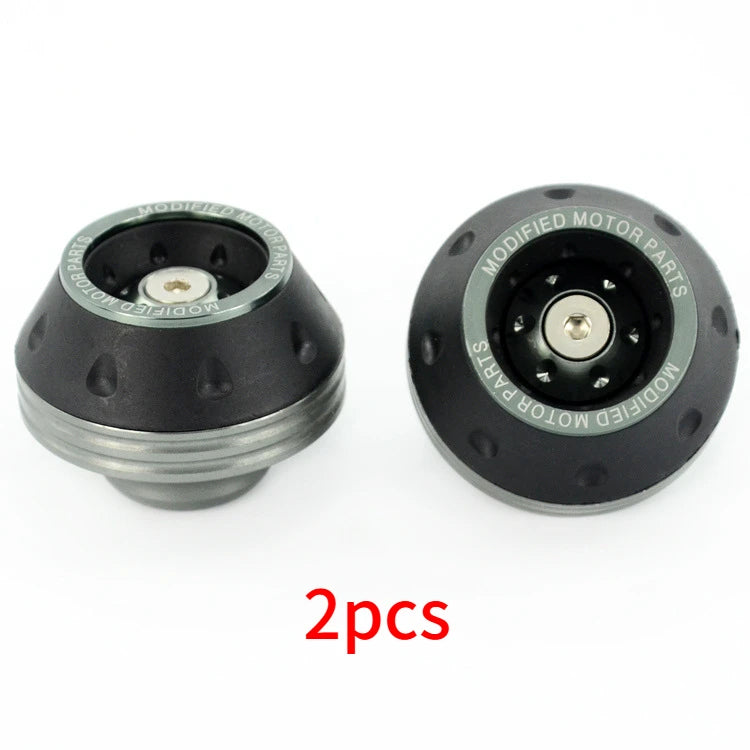 2/4Pcs Universal Motorcycle Wheel Protection Crash Pad Motorbike Crash Protectors Alloy Motocross Falling Front Fork Slider Cups