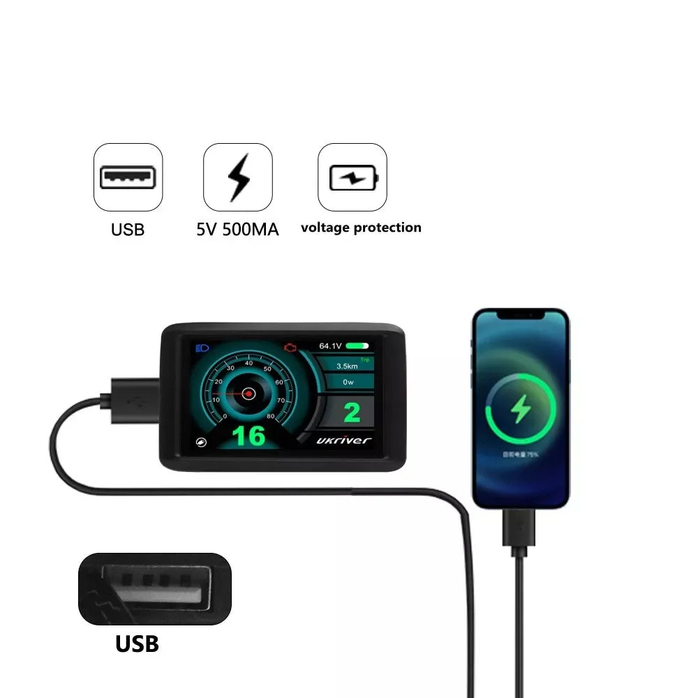 3000W 5000W Electric Bicycle Scooter Controller System 48V-72V 60A 80A Dual-mode 18-tube Sine Wave Controller S830 SW900 Display