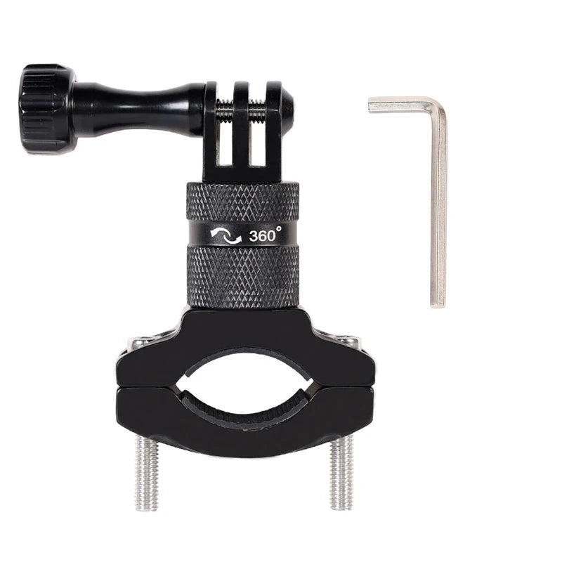 Bicycle Handlebar Mount Motorcycle Holder For Gopro Hero 13 12 11 10 9 8 SJCAM SJ4000 AKASO X5 insta360 DJI Osmo Action Camera