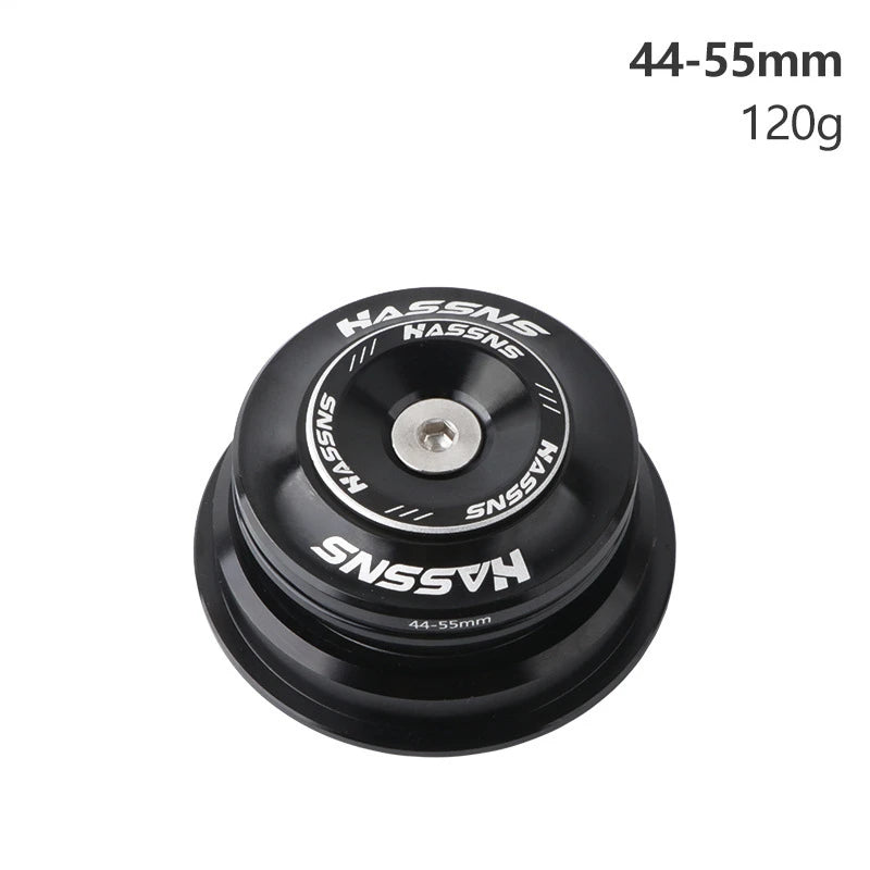 1 1/8 Inch 44mm Integrated MTB Headset Tapered Straight Tube Fork Bicycle Steering Bearing With Top Cap For Mountain Bike
