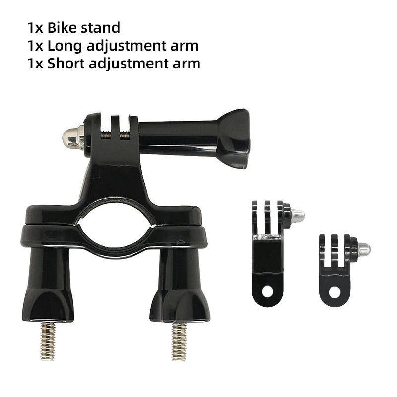 Bicycle Handlebar Mount Motorcycle Holder For Gopro Hero 13 12 11 10 9 8 SJCAM SJ4000 AKASO X5 insta360 DJI Osmo Action Camera