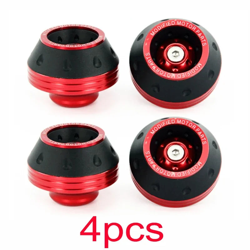 2/4Pcs Universal Motorcycle Wheel Protection Crash Pad Motorbike Crash Protectors Alloy Motocross Falling Front Fork Slider Cups